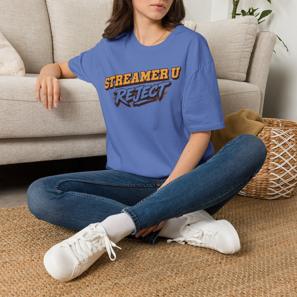 Streamer U Reject T-Shirt — Edgy Gamer Graphic Tee for Streamers & Fans