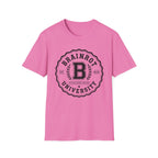 Brainrot University Logo T-Shirt — Vintage Collegiate Graphic Tee