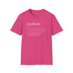 Aesthetic Definition T-Shirt — Feminine Graphic Tee with Dictionary-Style Print