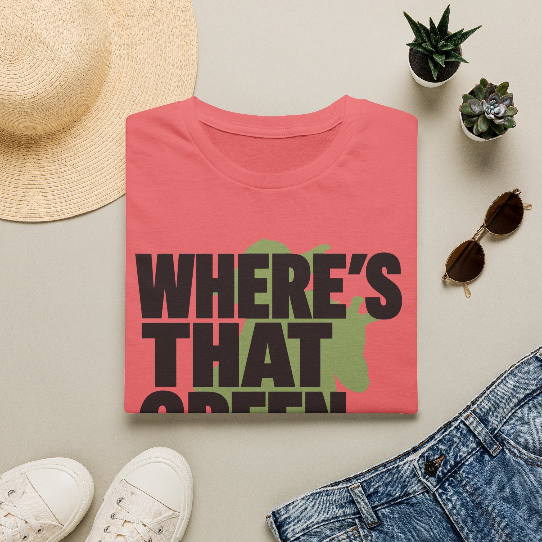 Where's That Green Frogman? T-Shirt