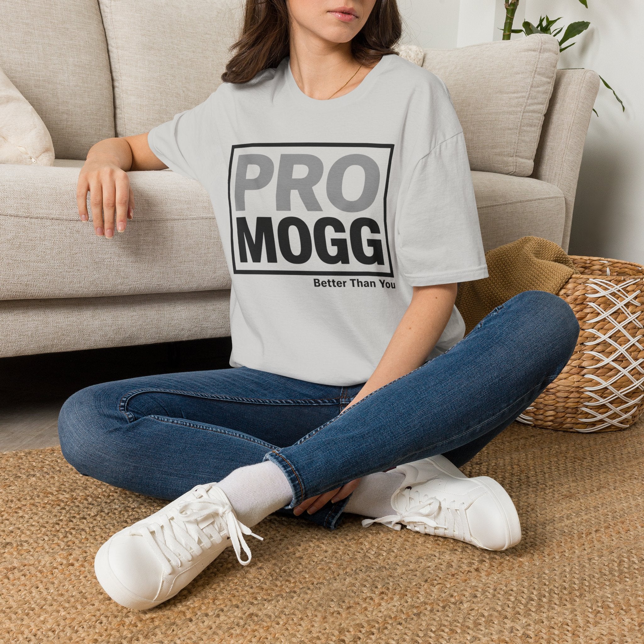 Pro Mogg Graphic T-Shirt — 'PRO MOGG' Bold Box Logo Tee