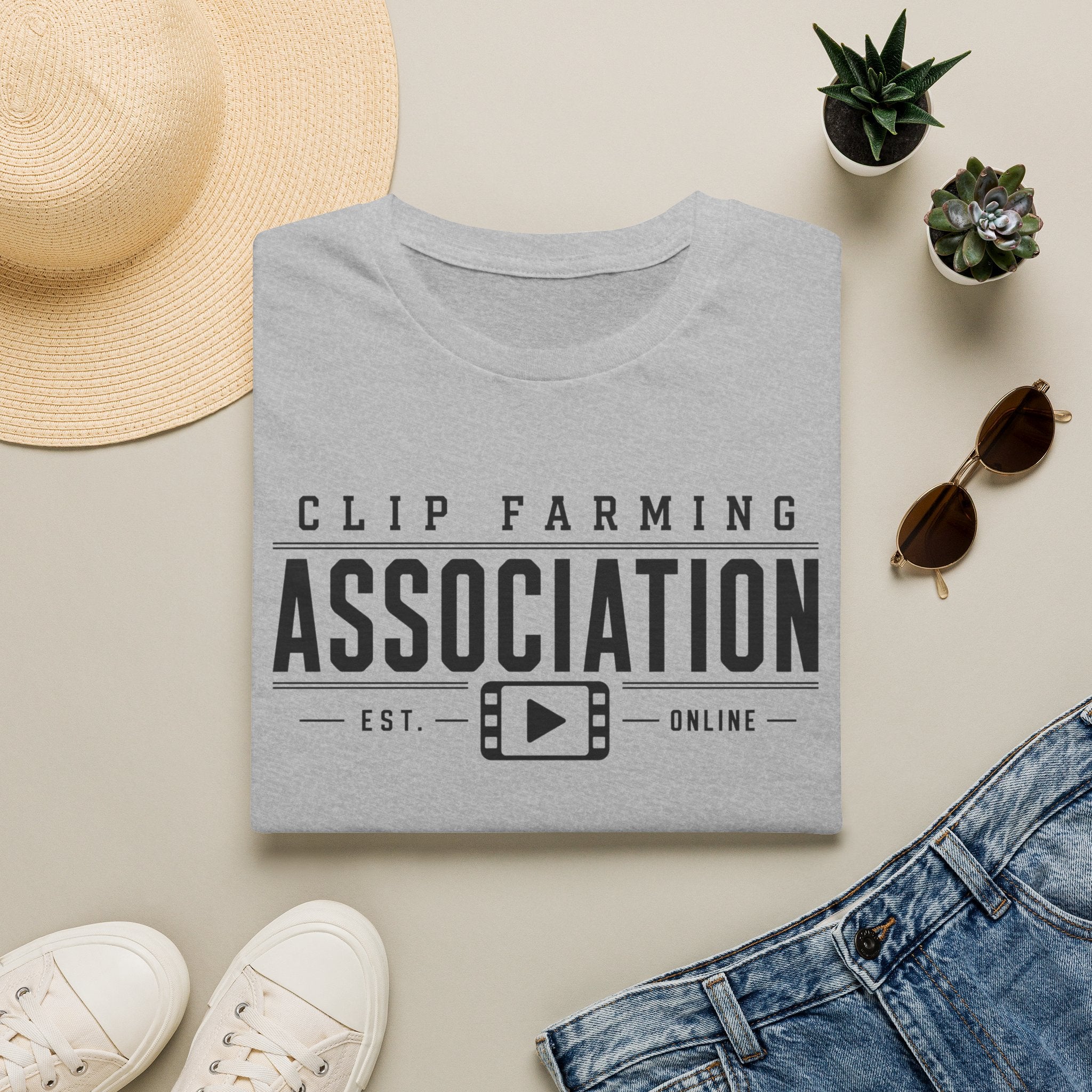 Clip Farming Association T-Shirt — Est. Online Video Creator Tee