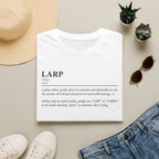 LARP Definition T-Shirt — Minimalist Dictionary Tee for Larpers & Cosplayers