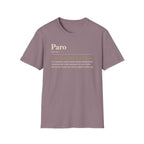 Paro Definition T-Shirt — Casual Slang Dictionary Tee