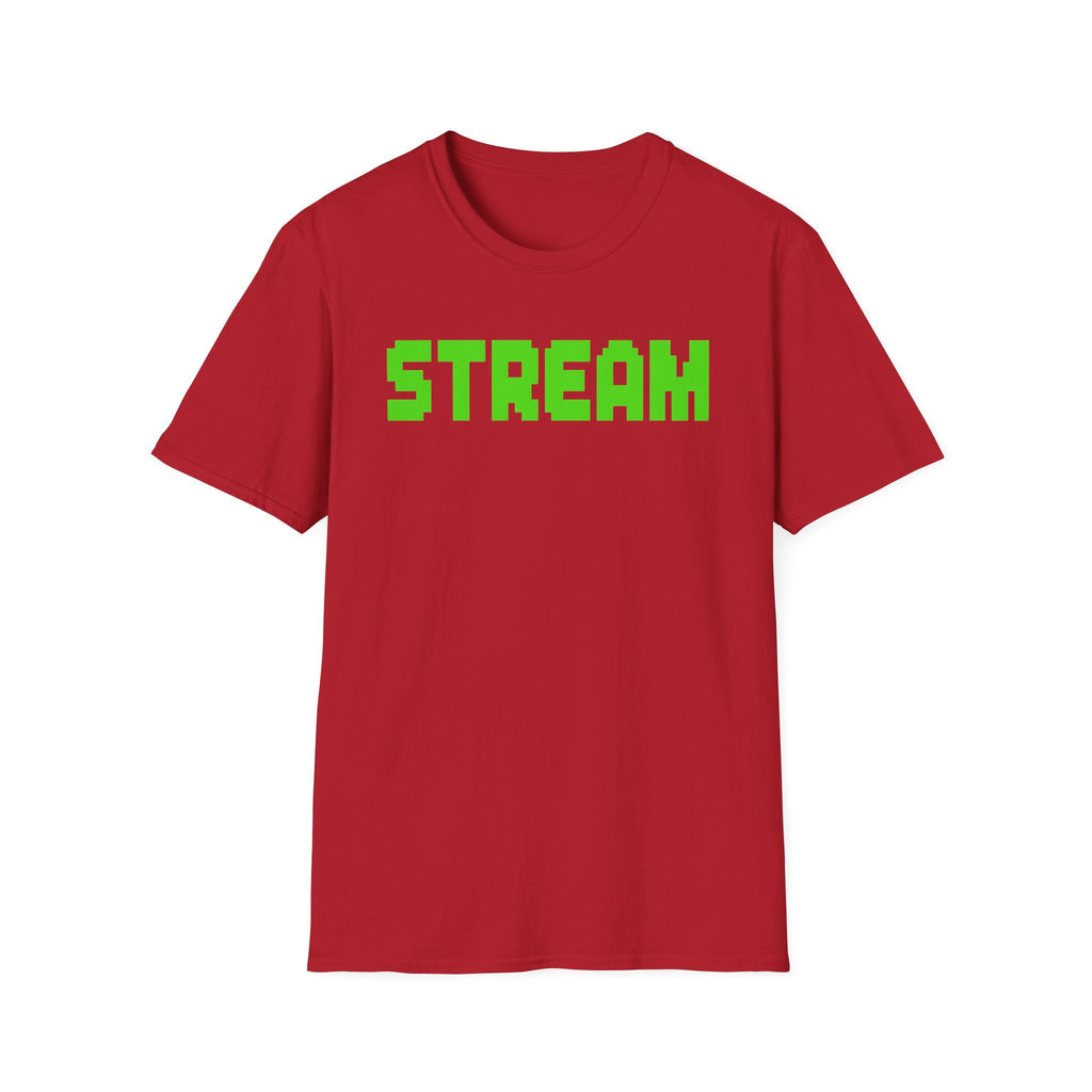 STREAM Graphic T-Shirt — Neon Pixel Gamer Tee