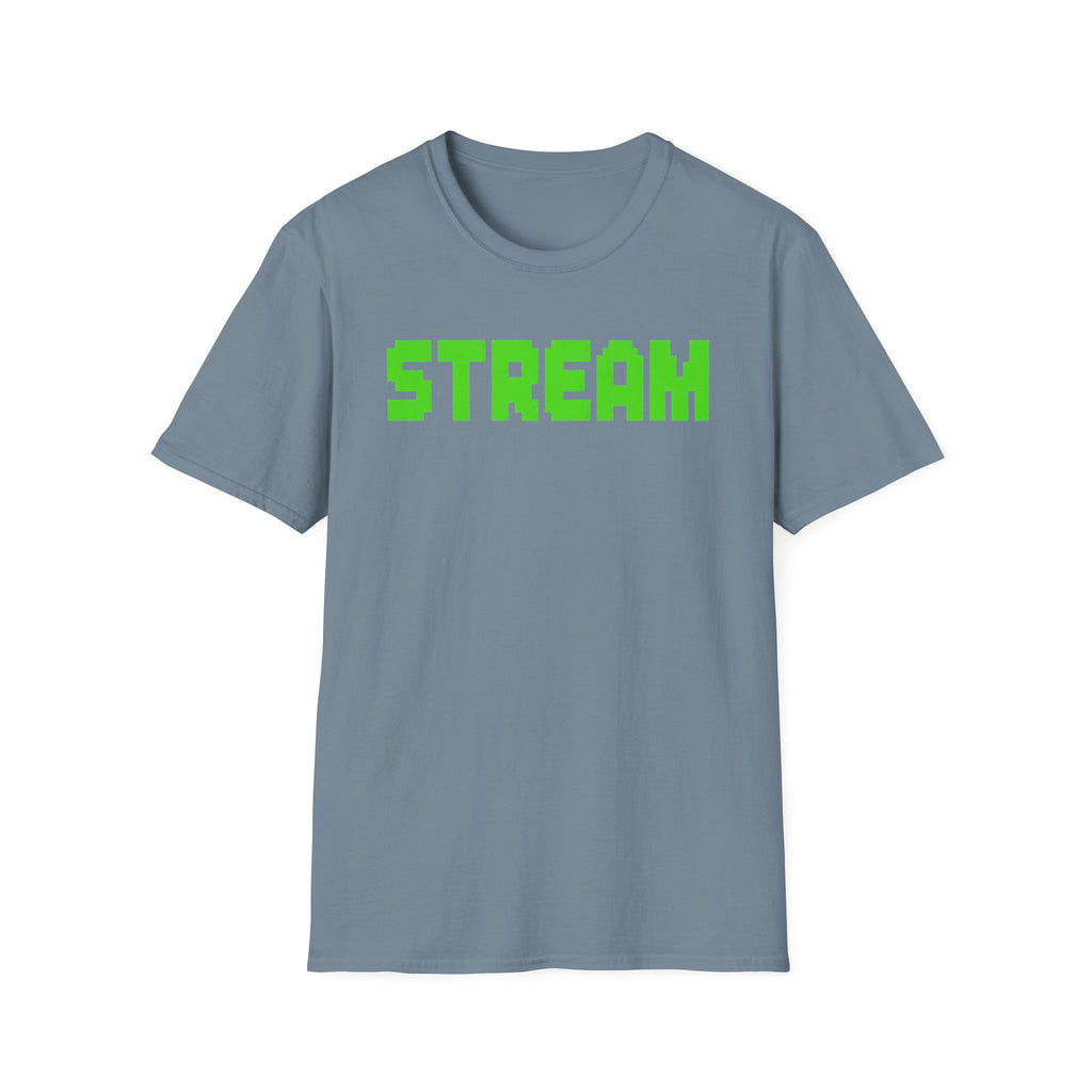 STREAM Graphic T-Shirt — Neon Pixel Gamer Tee
