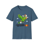 Parrot T-Shirt — 'Perrico Gives You Wiings' Funny Tropical Bird Tee