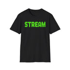 STREAM Graphic T-Shirt — Neon Pixel Gamer Tee