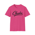 Chaka Script T-Shirt — Retro Cursive Logo Tee