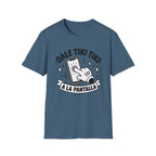 T-Shirt — 'Dale Tiki Tiki! A La Pantalla' Funny Spanish Phone-Press Graphic Tee