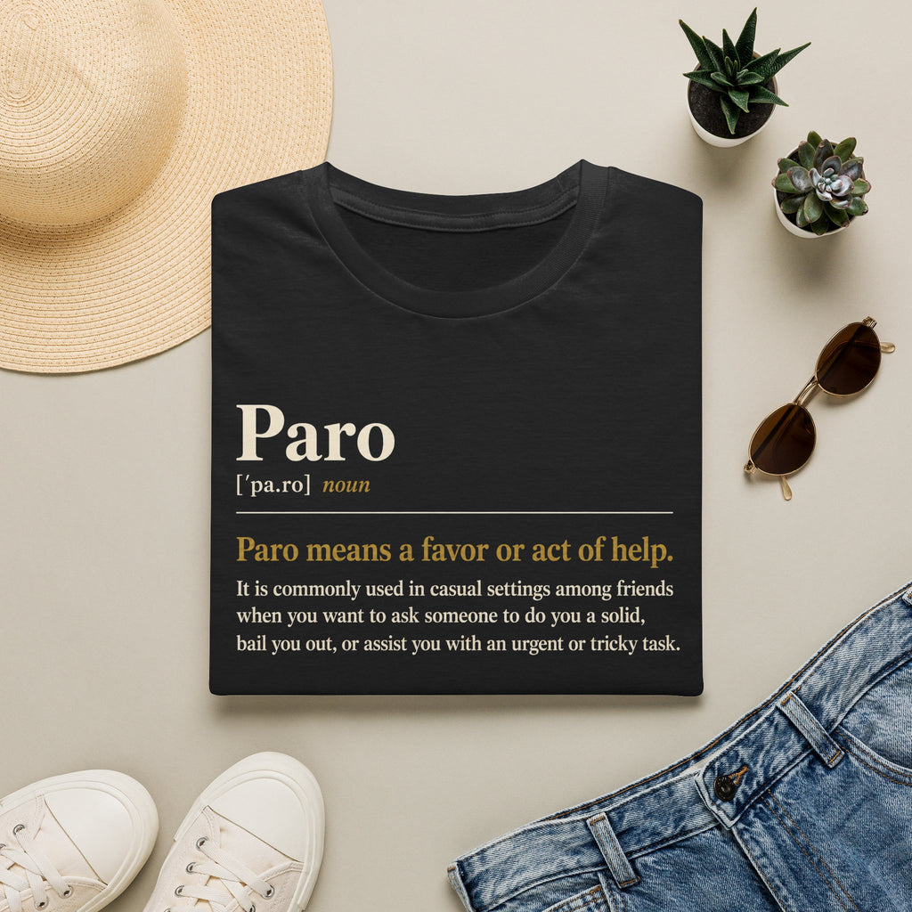 Paro Definition T-Shirt — Casual Slang Dictionary Tee