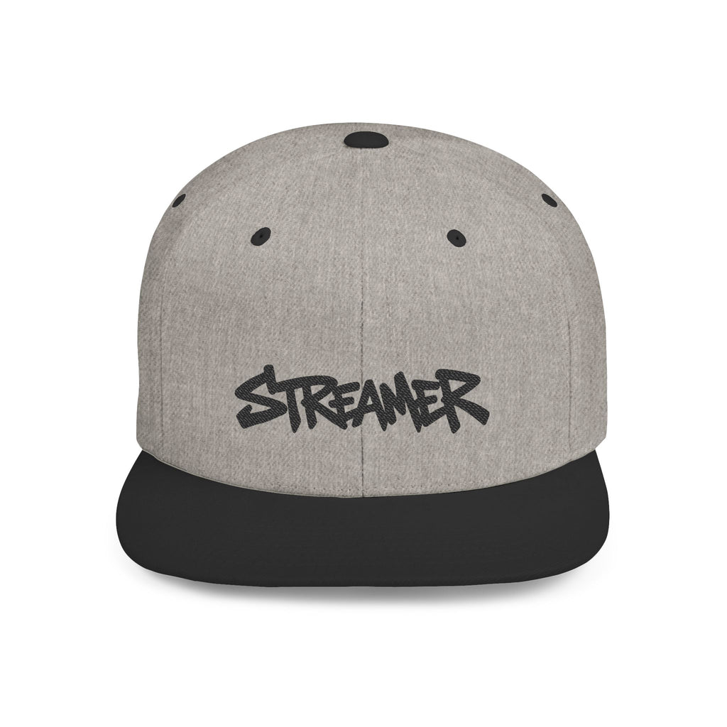 Streamer Flat Bill Snapback Hat