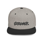 Streamer Flat Bill Snapback Hat