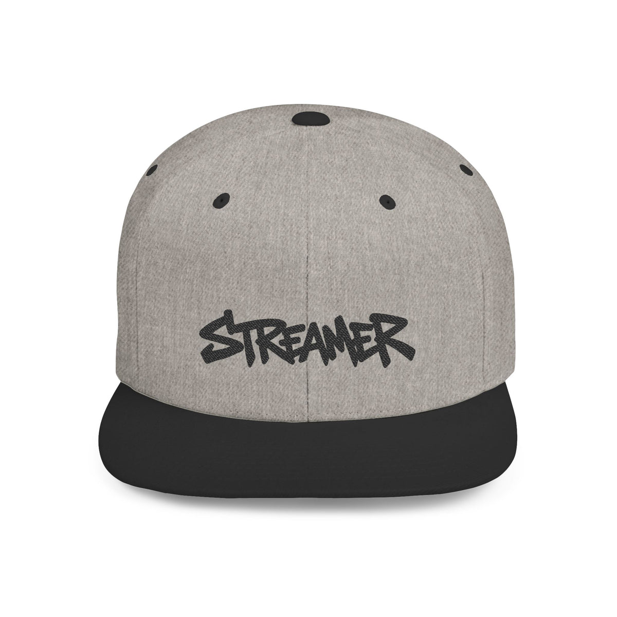 Streamer Flat Bill Snapback Hat