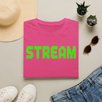 STREAM Graphic T-Shirt — Neon Pixel Gamer Tee