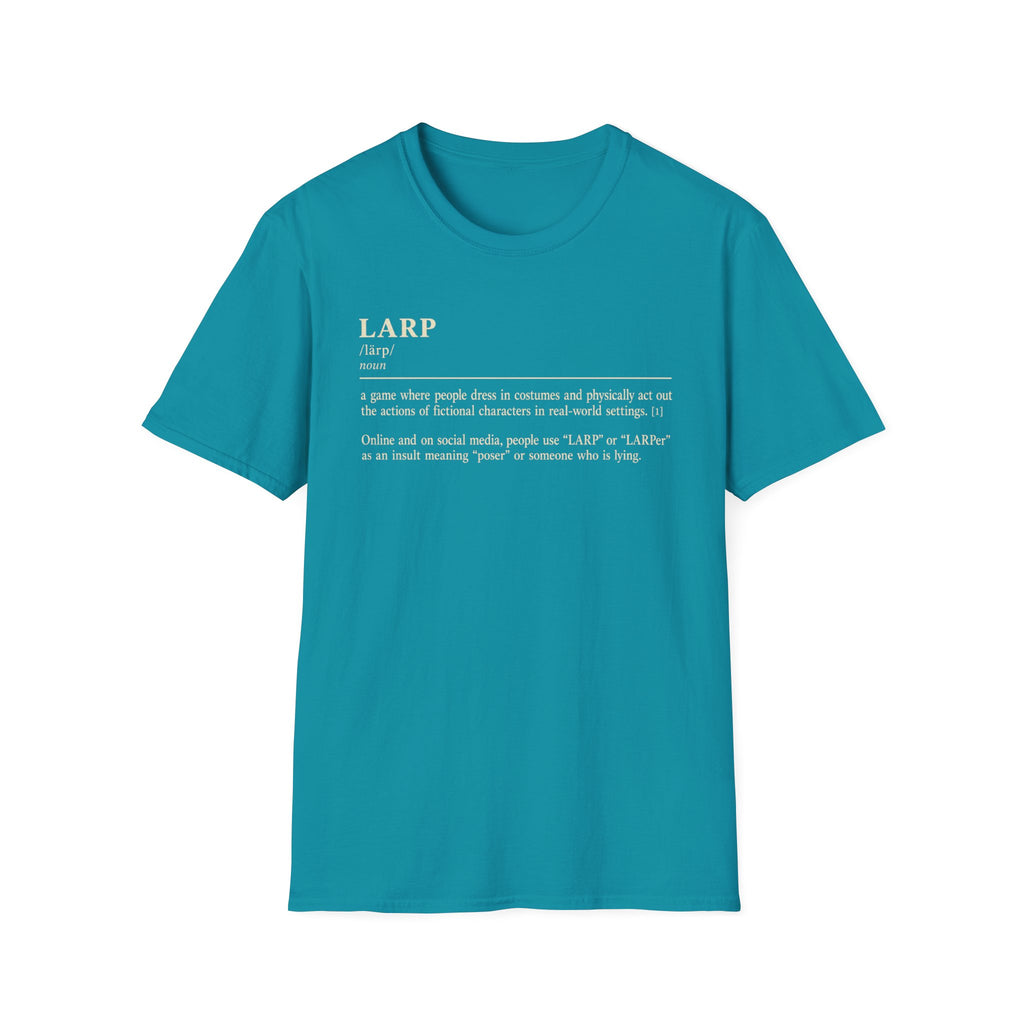 LARP Definition T-Shirt — Funny Roleplay Definition Tee for Larpers