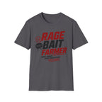 Rage Bait Farmer T-Shirt — Funny Meme Political Humor Tee