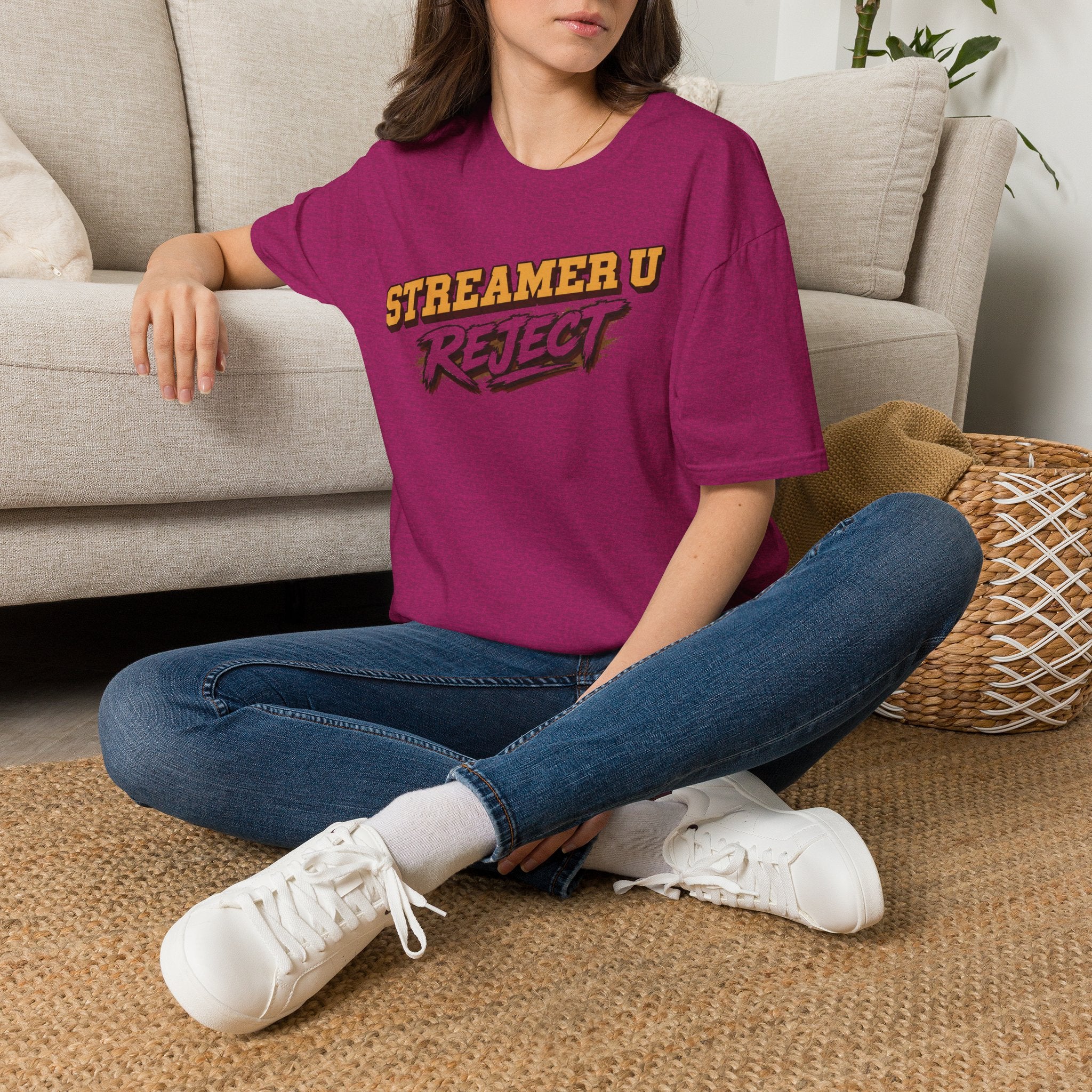 Streamer U Reject T-Shirt — Edgy Gamer Graphic Tee for Streamers & Fans