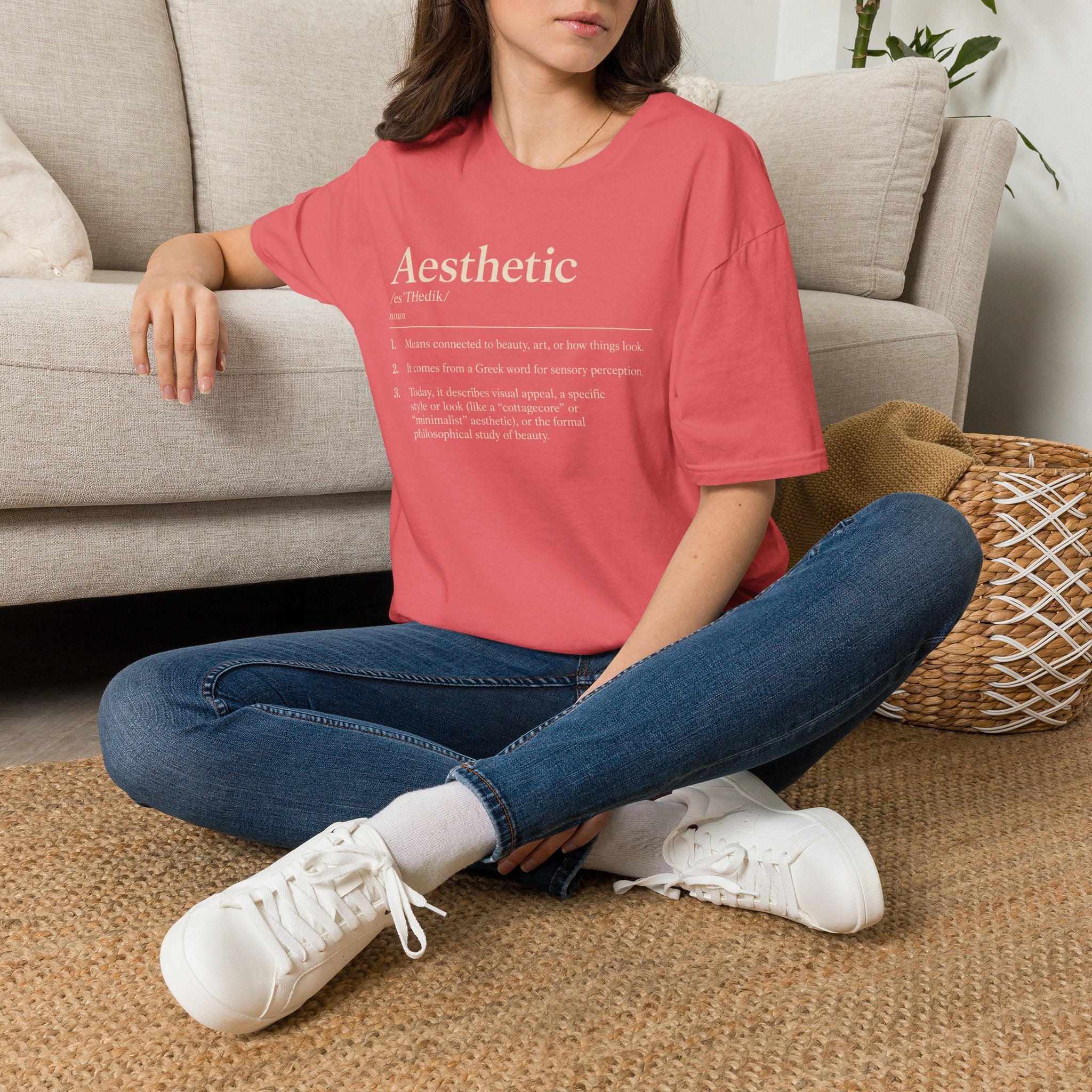 Aesthetic Definition T-Shirt — Minimalist Typography Tee