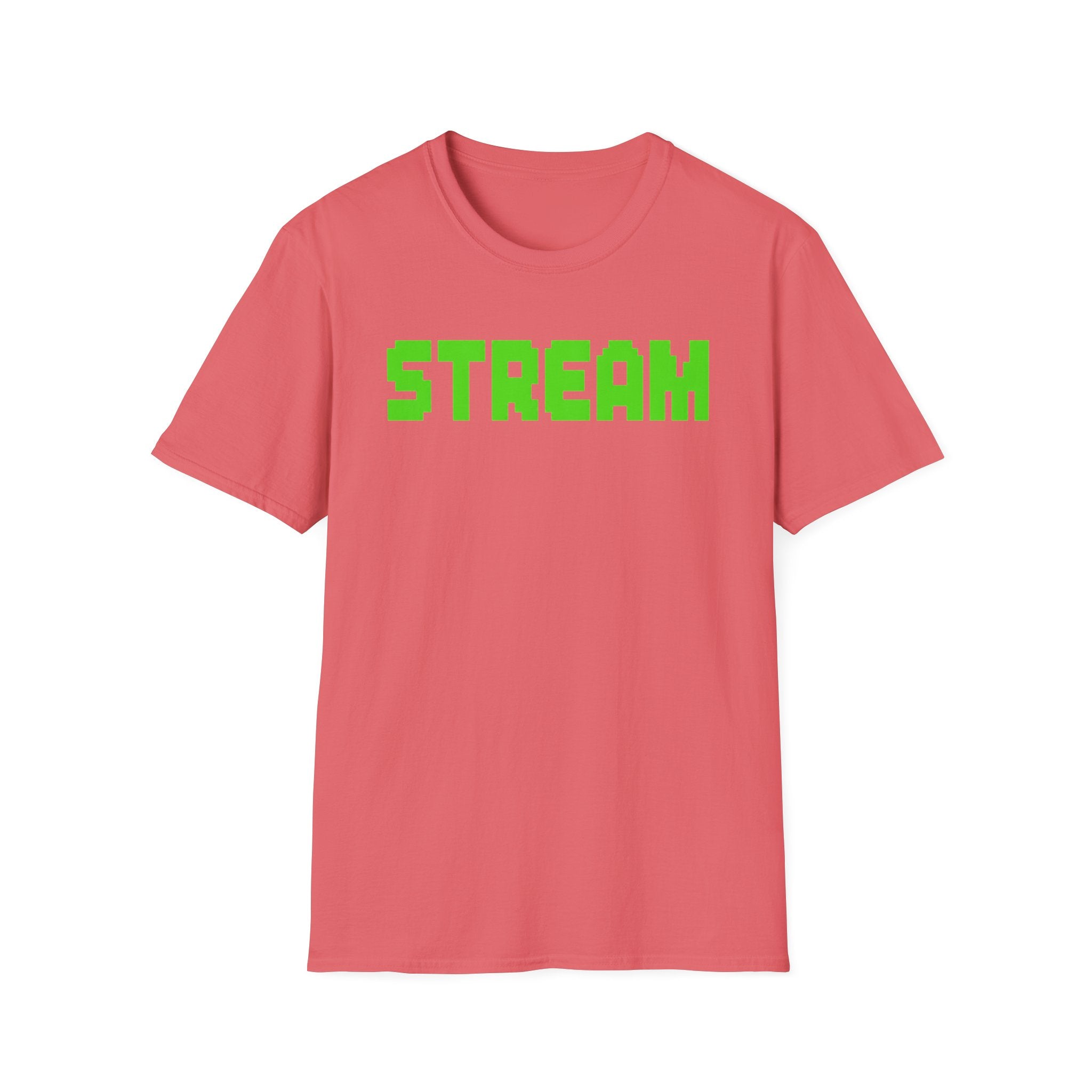 STREAM Graphic T-Shirt — Neon Pixel Gamer Tee