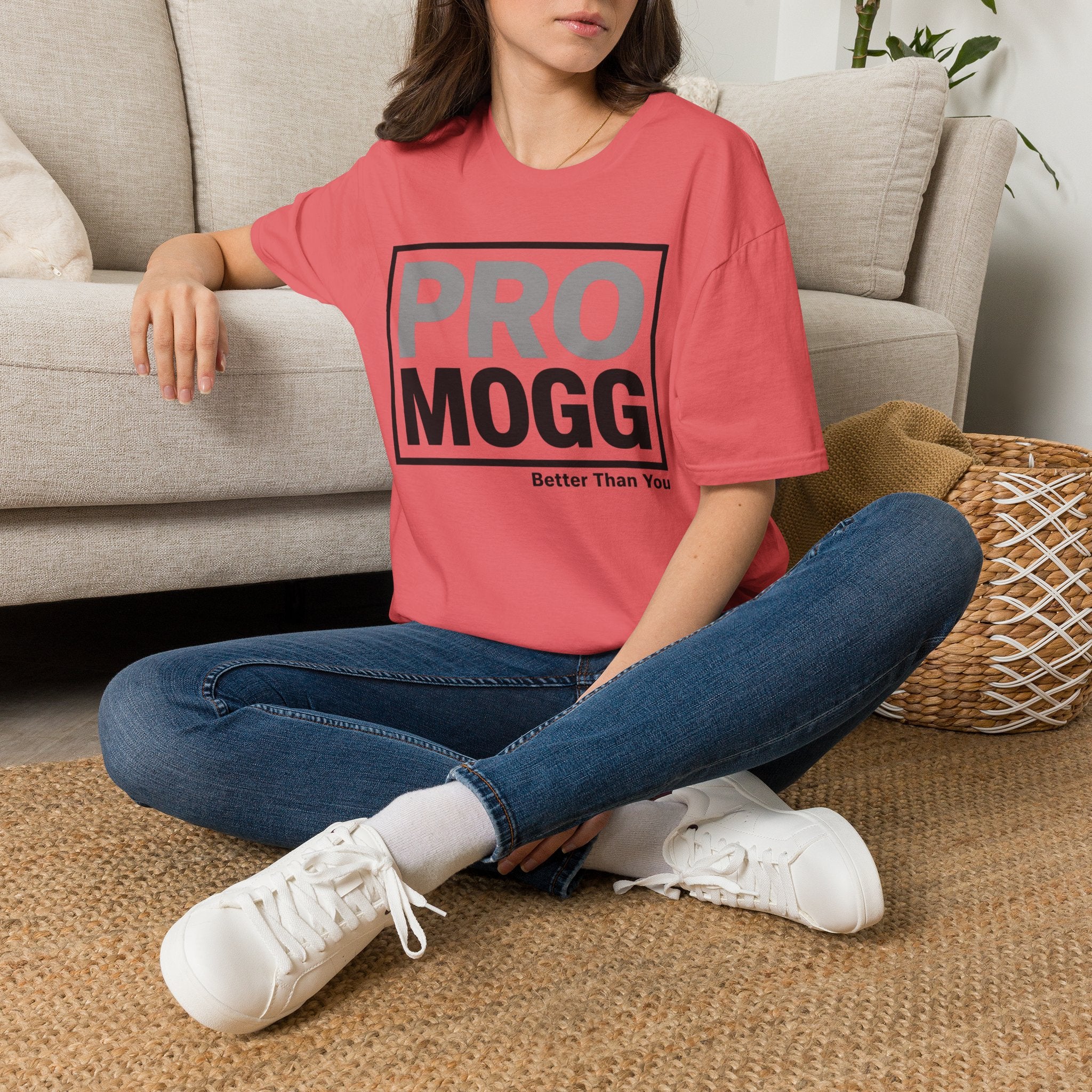 Pro Mogg Graphic T-Shirt — 'PRO MOGG' Bold Box Logo Tee