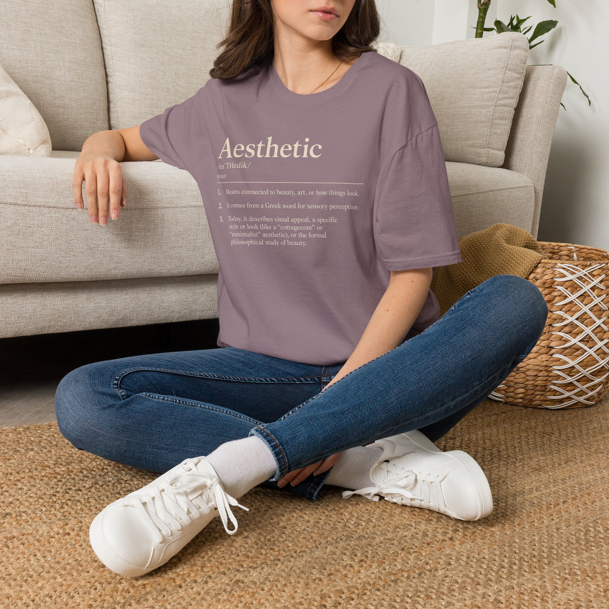 Aesthetic Definition T-Shirt — Minimalist Typography Tee