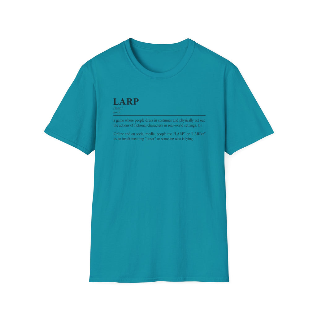 LARP Definition T-Shirt — Minimalist Dictionary Tee for Larpers & Cosplayers