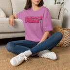 T-Shirt — "Thank You for the Rose Toys!" Pink Graffiti Floral Tee