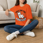 T-Shirt — 'Dale Tiki Tiki! A La Pantalla' Funny Spanish Phone-Press Graphic Tee