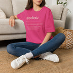 Aesthetic Definition T-Shirt — Minimalist Typography Tee