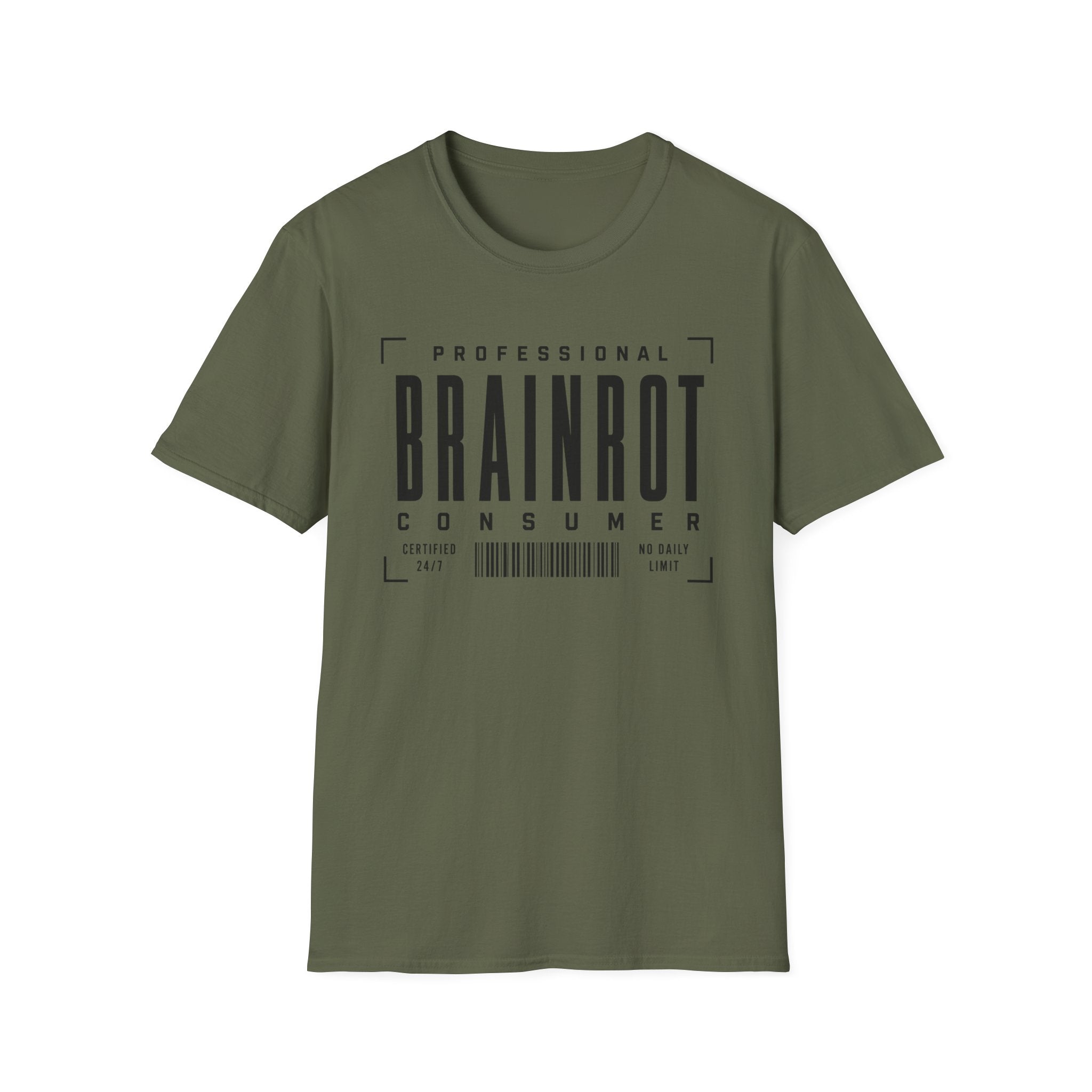 Brainrot Consumer T-Shirt — "Professional Brainrot Consumer" Graphic Tee