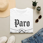 Paro Handshake T-Shirt — Vintage Gothic Script Graphic Tee