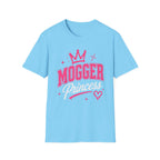Mogger Princess T‑Shirt — Pink Crown Graphic Tee