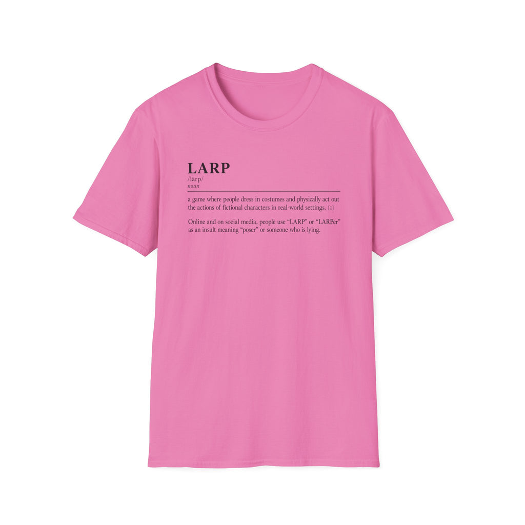 LARP Definition T-Shirt — Minimalist Dictionary Tee for Larpers & Cosplayers