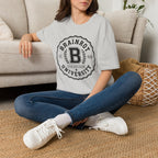 Brainrot University Logo T-Shirt — Vintage Collegiate Graphic Tee