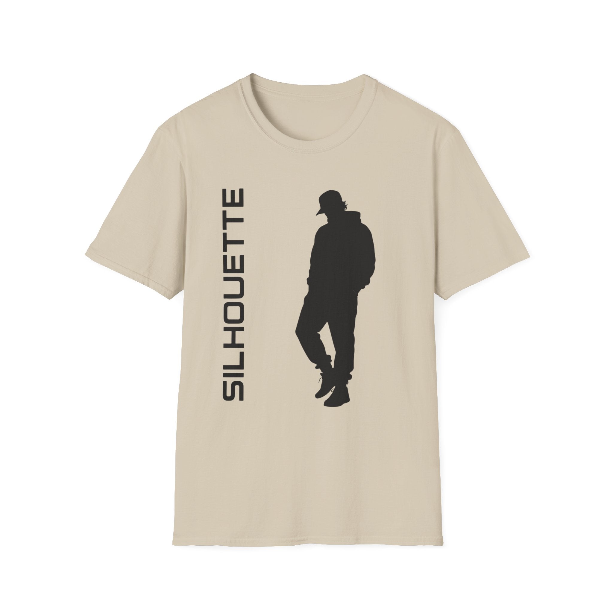 Silhouette Graphic T-Shirt — 'SILHOUETTE' Minimal Urban Streetwear