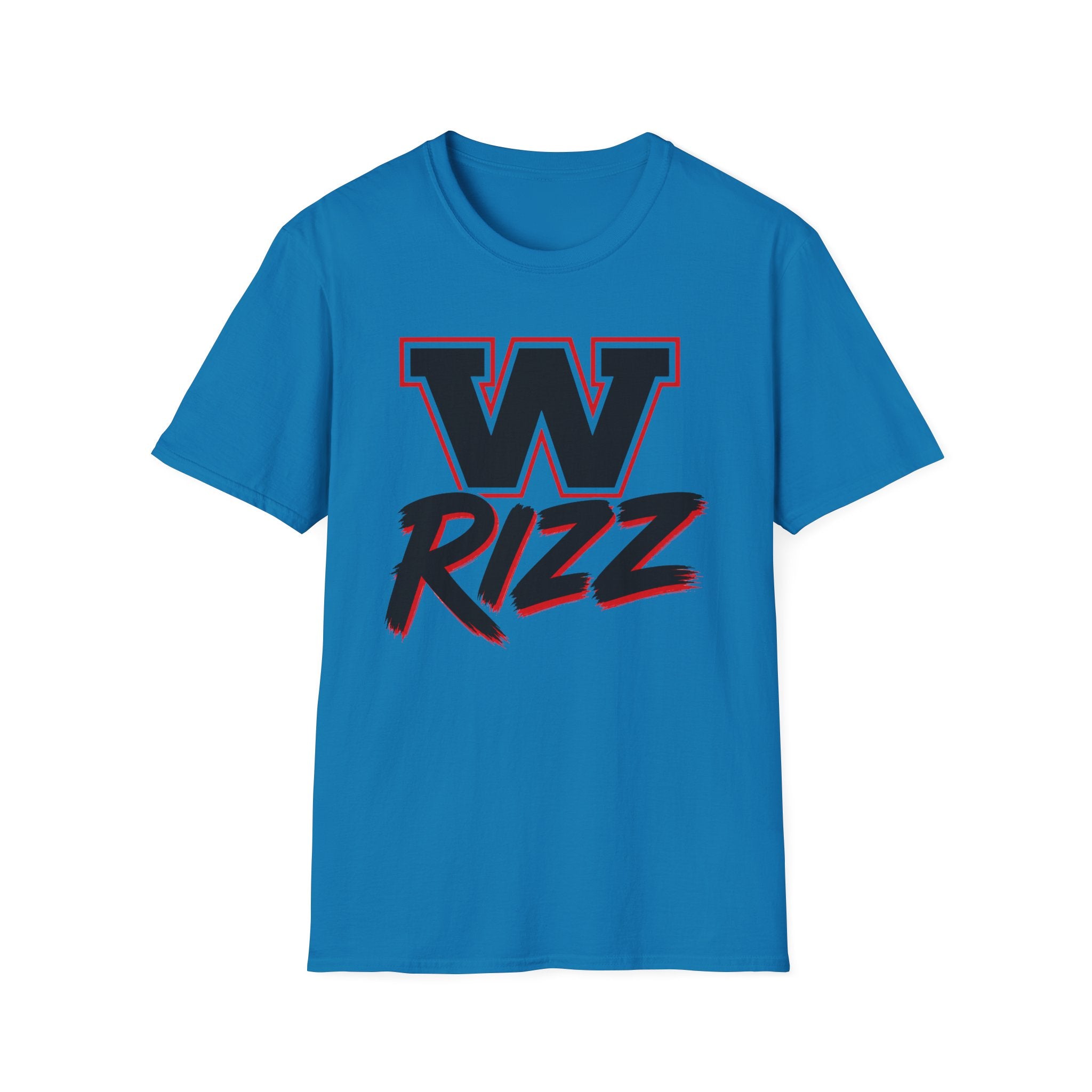 W Rizz Graphic Tee — Bold Varsity Lettering Shirt