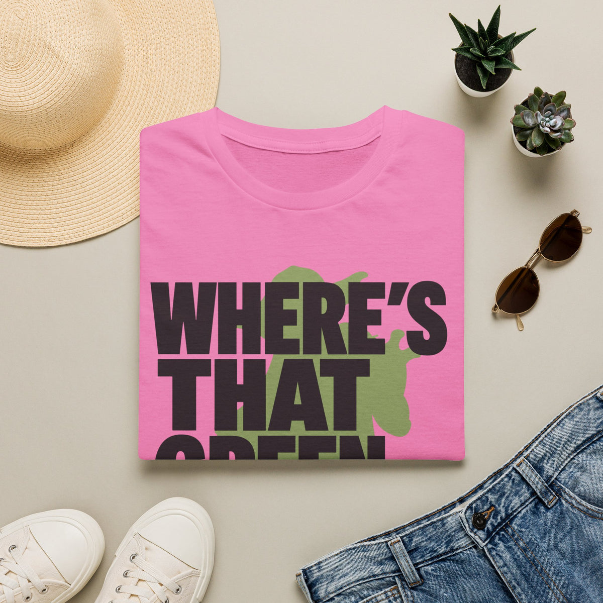 Where's That Green Frogman? T-Shirt