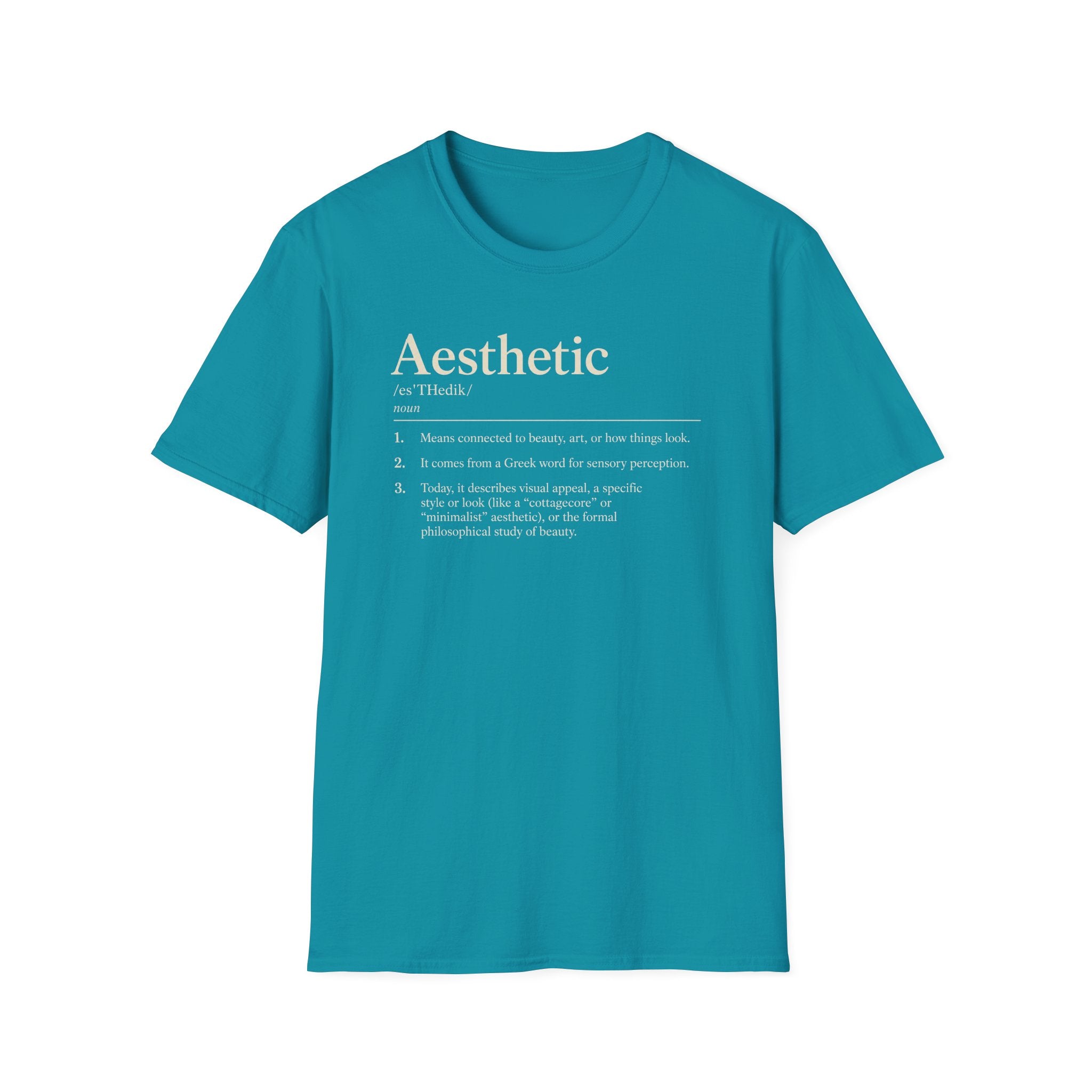 Aesthetic Definition T-Shirt — Feminine Graphic Tee with Dictionary-Style Print