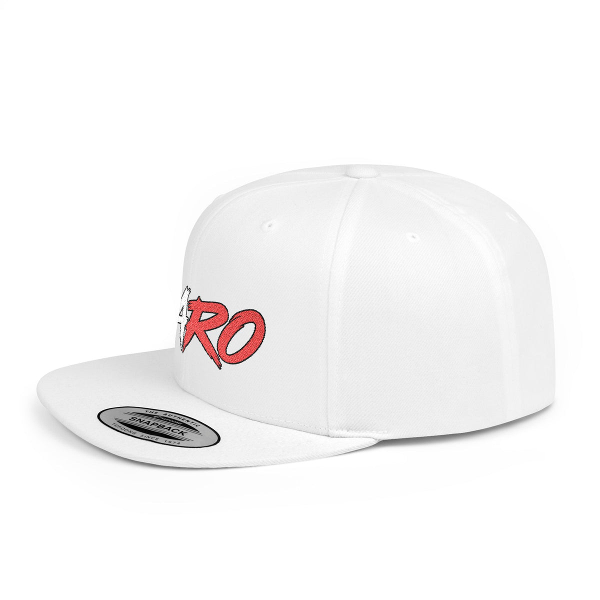 'PARO' Script Flat Bill Cap