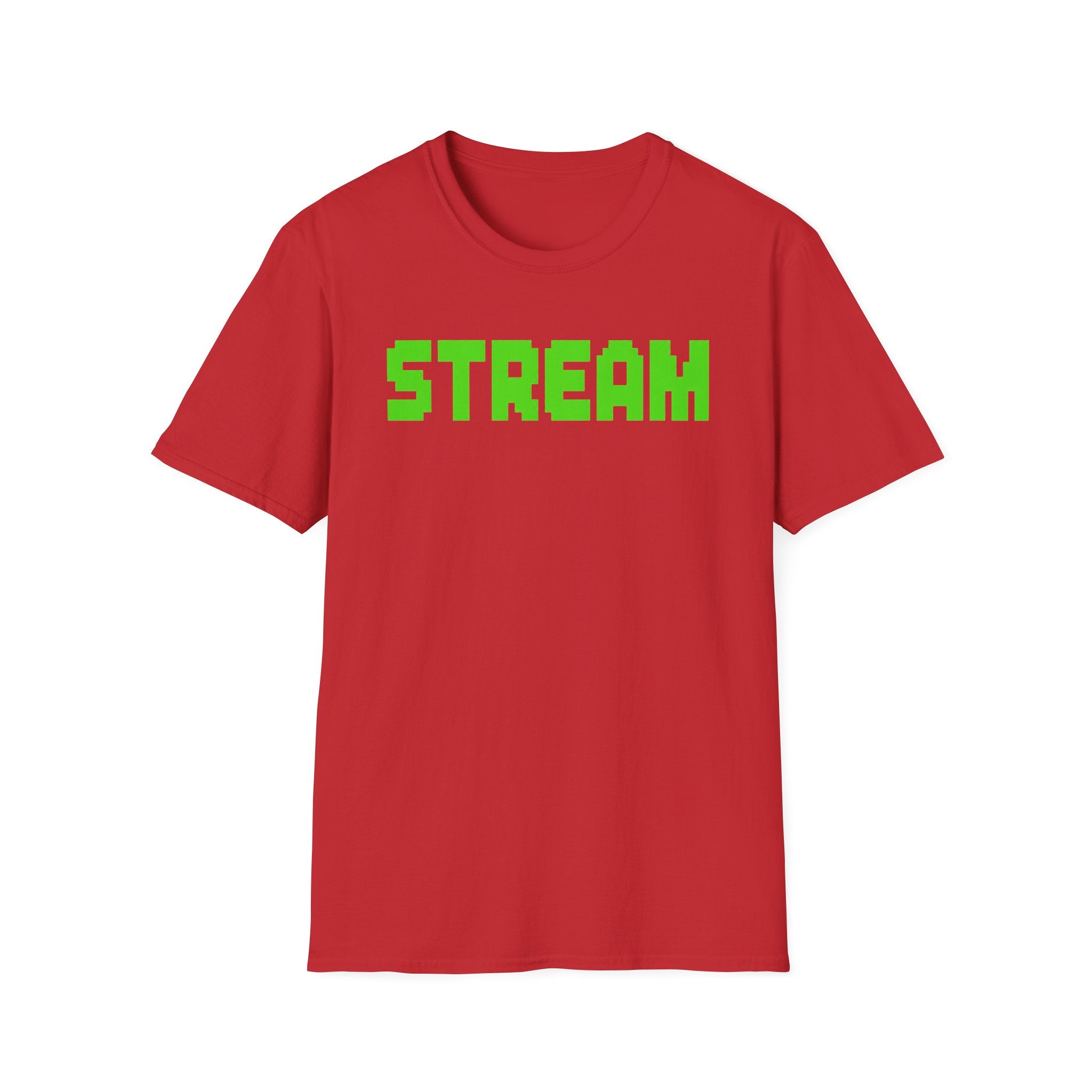STREAM Graphic T-Shirt — Neon Pixel Gamer Tee