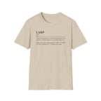 LARP Definition T-Shirt — Minimalist Dictionary Tee for Larpers & Cosplayers