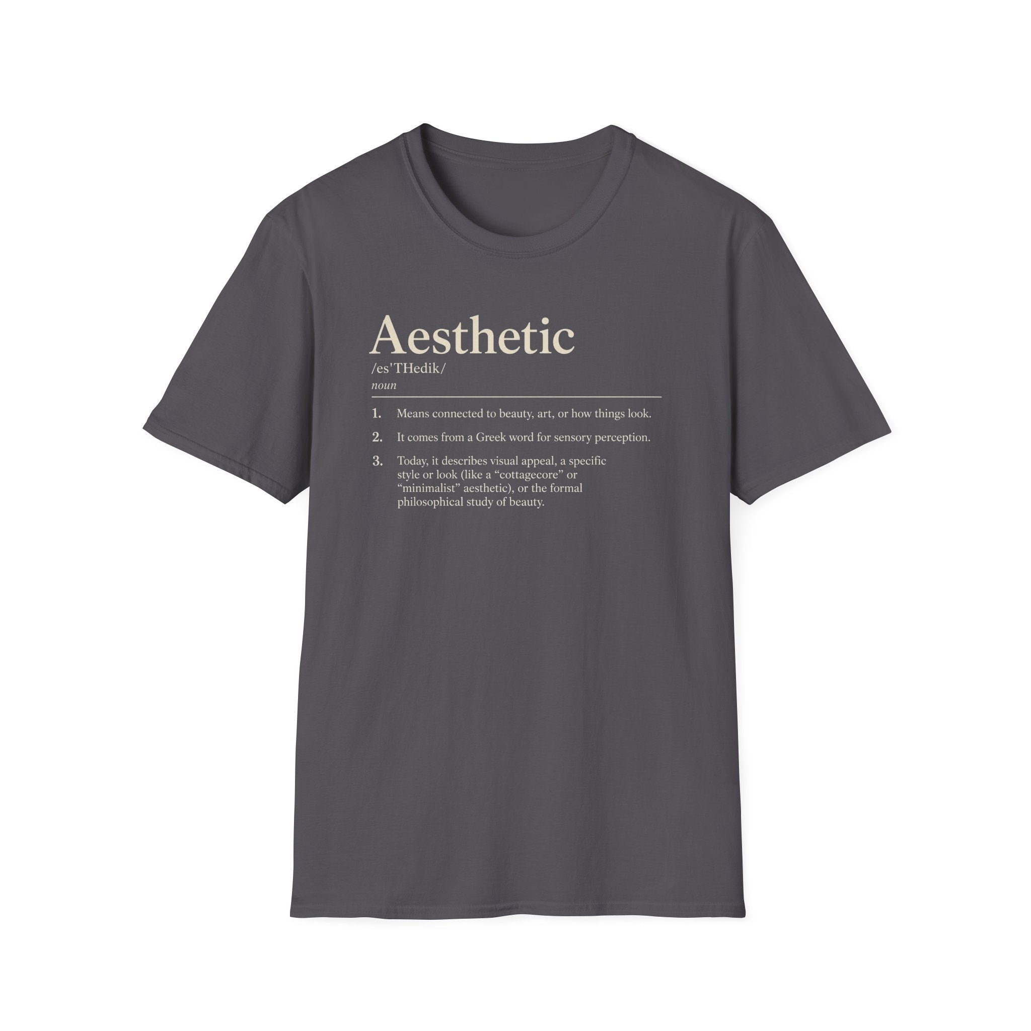 Aesthetic Definition T-Shirt — Feminine Graphic Tee with Dictionary-Style Print