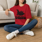 Fell Out of a Window T-Shirt — Funny Falling Silhouette Tee