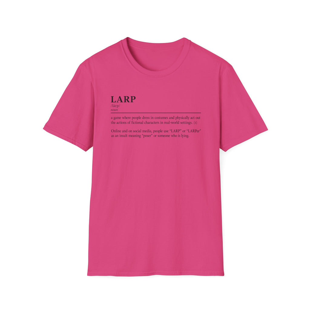 LARP Definition T-Shirt — Minimalist Dictionary Tee for Larpers & Cosplayers