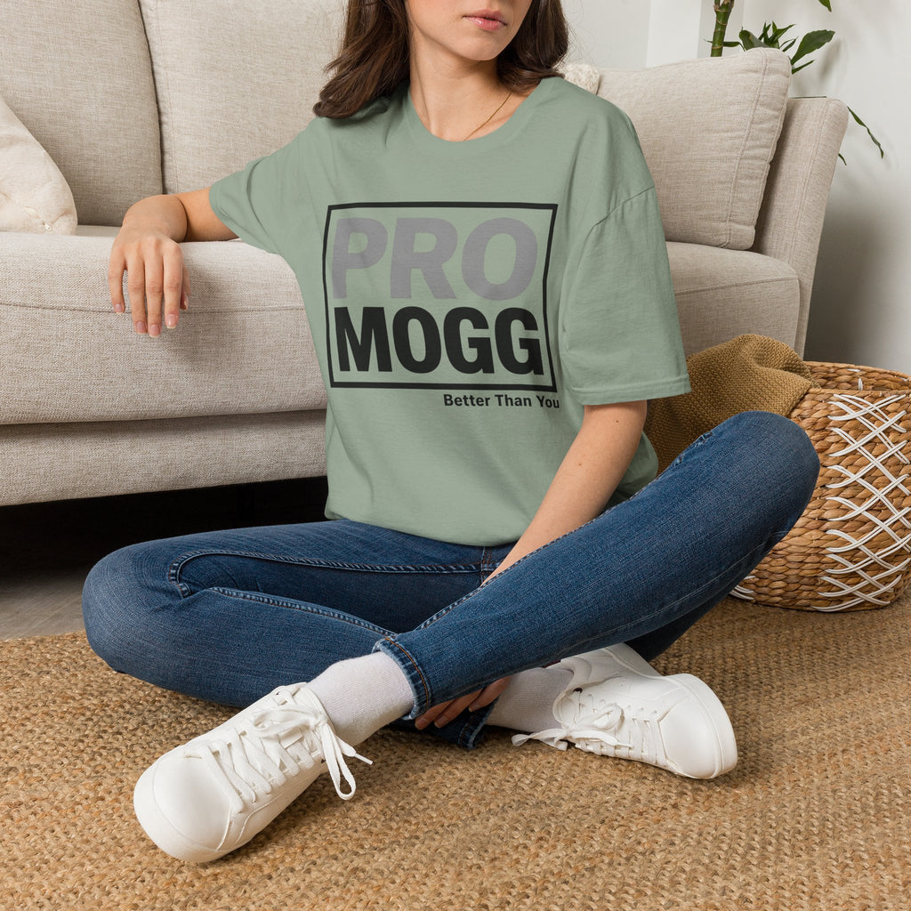 Pro Mogg Graphic T-Shirt — 'PRO MOGG' Bold Box Logo Tee