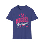 Mogger Princess T‑Shirt — Pink Crown Graphic Tee