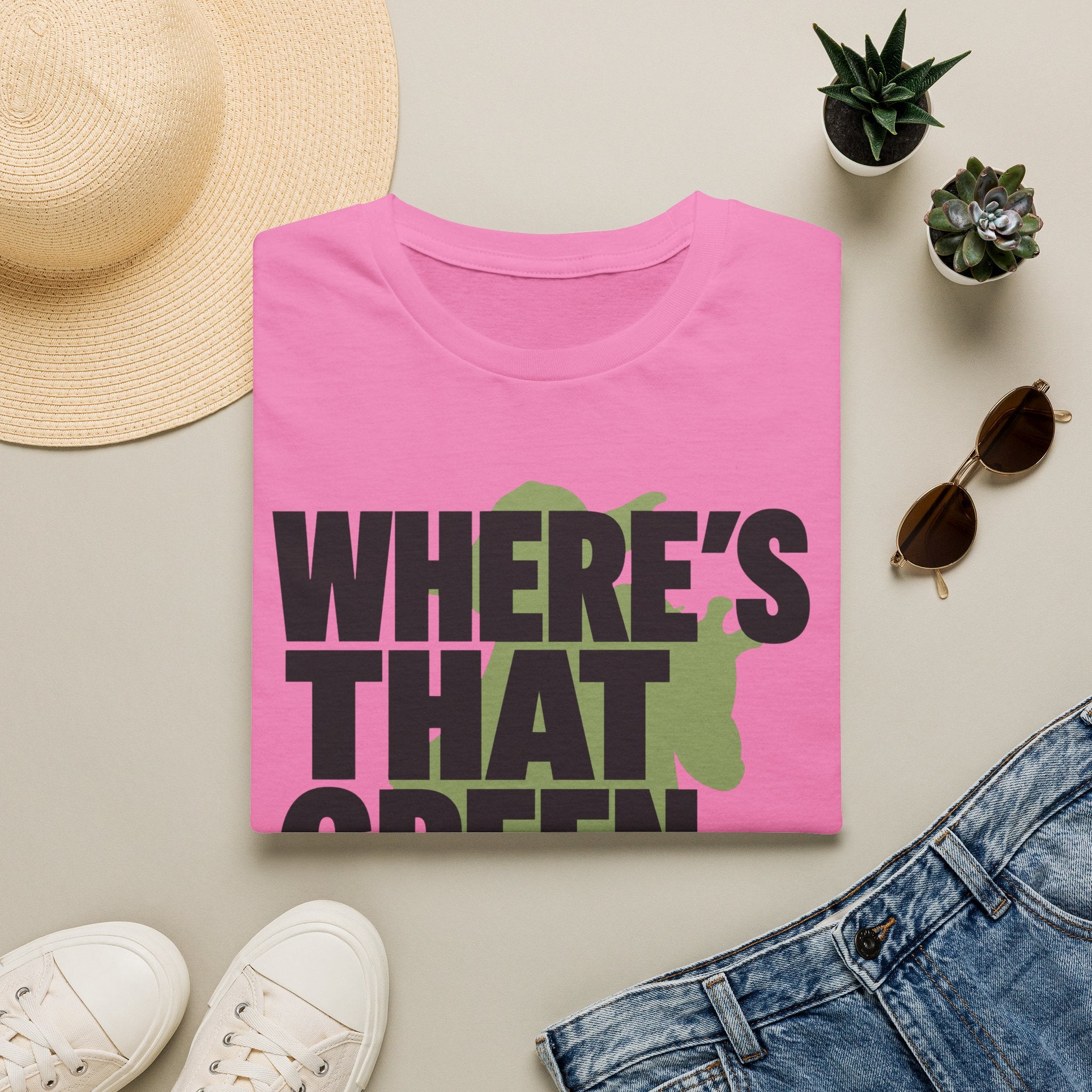Where's That Green Frogman? T-Shirt