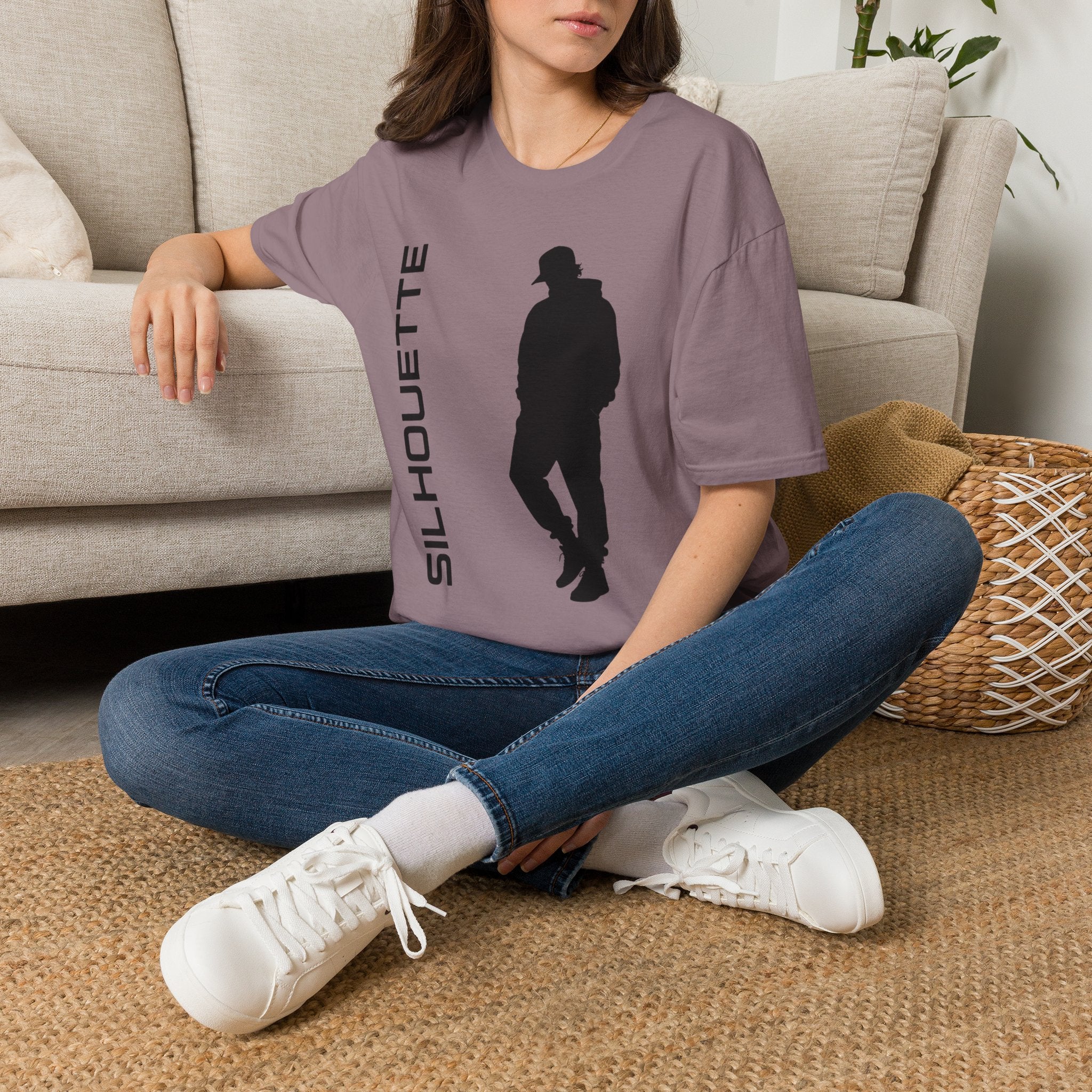 Silhouette Graphic T-Shirt — 'SILHOUETTE' Minimal Urban Streetwear
