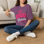 Mogger Princess T‑Shirt — Pink Crown Graphic Tee